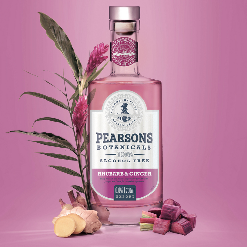 Pearsons Botanicals Rhubarb & Ginger Gin Alternative
