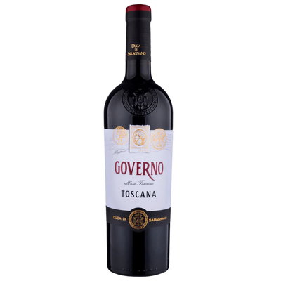 Red Wine Duca di Saragnano Toscana Rosso Governo Barbanera